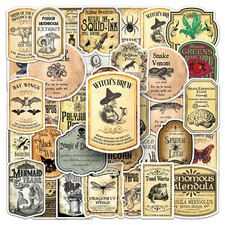 50X Vintage Potion Bottle