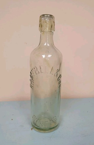 Vintage glass swing top - top, bottle