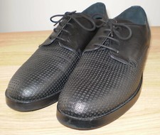 Long Tall Sally Tall Womens Ruth Perforated Brogue in Black Size 9