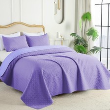 Quilted Bedspread Basket Weave