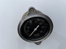 Vintage Aircraft Tachometer In