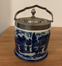 Vintage Flow Blue And White