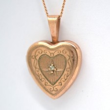 Small 9ct Rose Gold Diamond