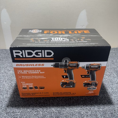 Ridgid 18v brushless - 18v, 2-tool