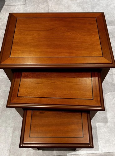 Teak nest three tables - nest, of