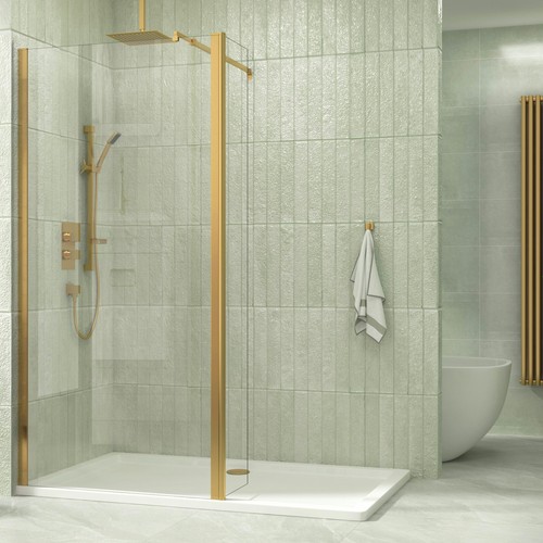 Brushed brass walk - brass,