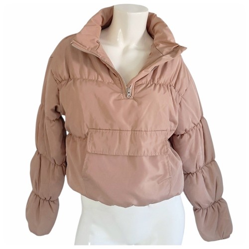 Anwnd nude pink cropped puffer - anwnd,