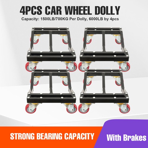Car wheel dollies with - 4x,