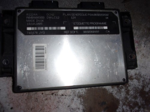 Berlingo partner dwlc12 ecu - berlingo,
