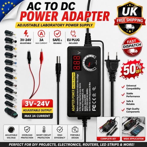 72w adjustable power - 72w, dc