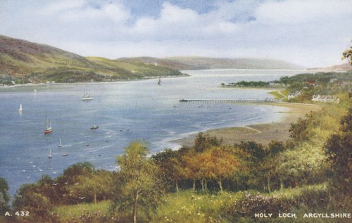 Scotland postcard holy loch - scotland,