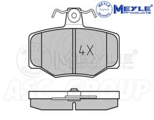 Meyle Brake Pad Set, Rear Axle