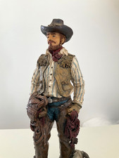 Large resin cowboy  figurine