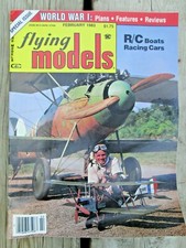 Flying Models Magazine February 1983 R/C Planes Boats Cars World War I Plans