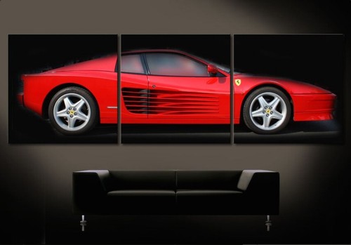 Ferrari testarossa canvas - testarossa,