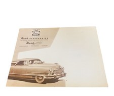 Nash Rambler Advertisement Fold Ad Sign Pamphlet Car parts accessories vtg BC4