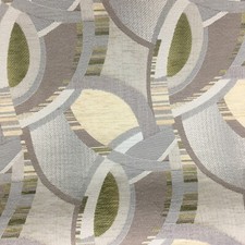 Beige & Green Retro Patterned