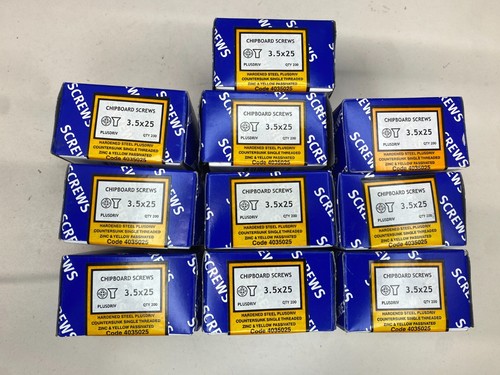 Boxes wood screws job lot - 10,