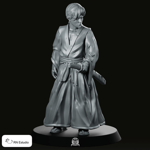 Kenshin samurai miniature - samurai,