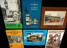 Glasgow Handbooks 6xBundle : Trolleybuses, Trams, Tramways, Motor Buses