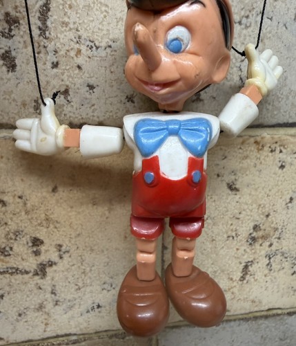 Vintage plastic pinocchio - 5”,