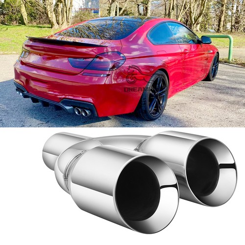 Twin exhaust tip - 2.5"to,