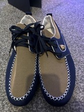Mens Casual Navy Lace Up