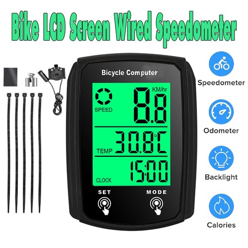 Wired bicycle speedometer - bicycle,