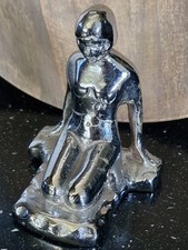 Vintage Art Deco Chrome Lady Car Mascot