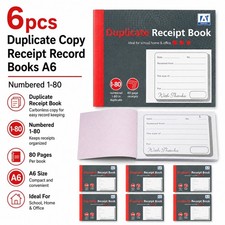 6 x  Duplicate Copy Receipt