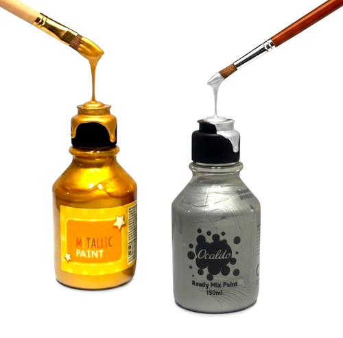 Metallic gold silver - gold,