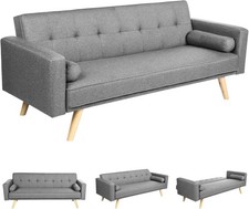 3 Seater Fabirc Sofa Bed Click