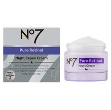 No7 Pure Retinol Night Repair Cream - 50ml (Brand New)