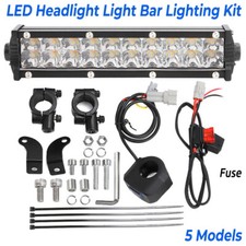 LED Headlight Light Bar Lighting Kit For Kawasaki KLX110 KLX140 KLR250 -5 Models