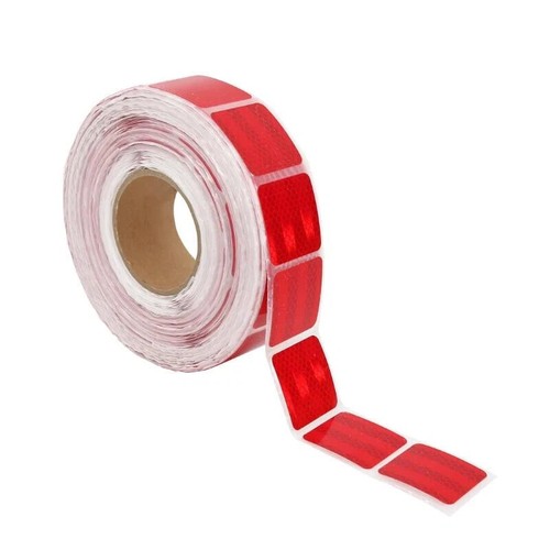 Red segmented reflective tape - red,