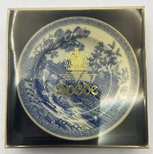 Spode Vintage Blue Room 3” Mini Plate Rome Original Boxed Made In England