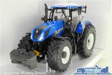 NEW HOLLAND T7.315 MODEL TRACTOR BLUE 1:32 SCALE BRITAINS FARM CONSTRUCTION K8