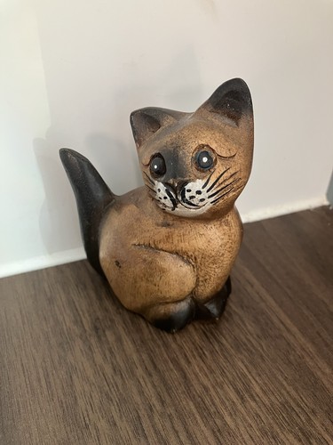 Joyful whimsical hand carved - joyful,
