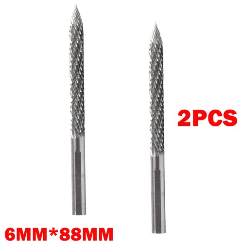 6mm carbide steel drill - 2x,