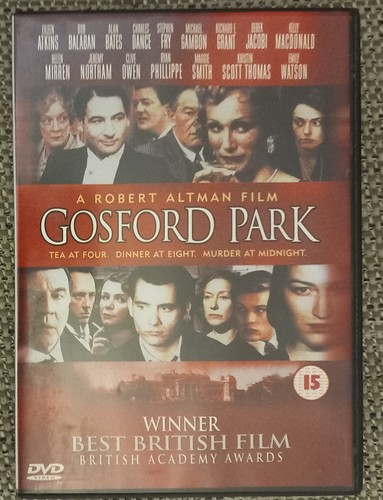 Gosford park dvd region - gosford,