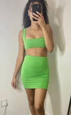 Oh Polly Green Crop Top &