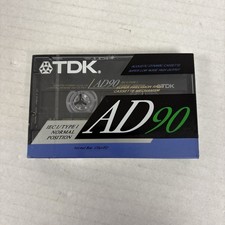Tdk ad90 blank audio music - ad90,