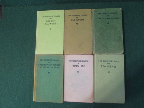 Six vintage assorted observer - assorted,