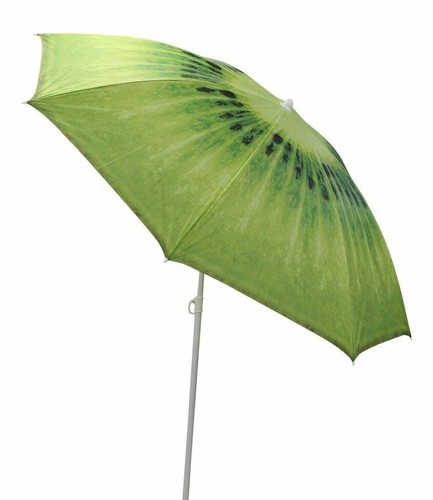 Fruit parasol and beach - and,