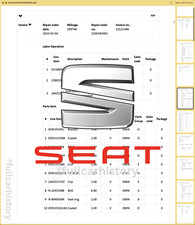 Seat service history - service, check