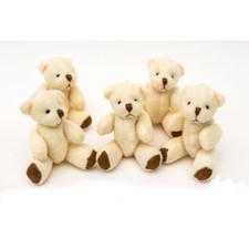 NEW - 10 X White Teddy Bears -