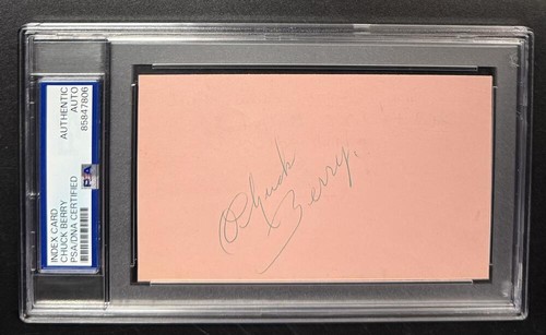Chuck berry signed autograph - berry,