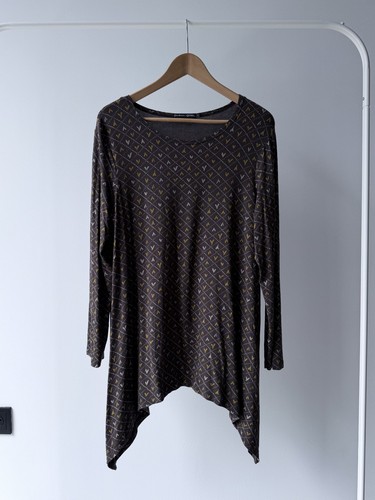 Gudrun sjoden brown tunic - sjoden,