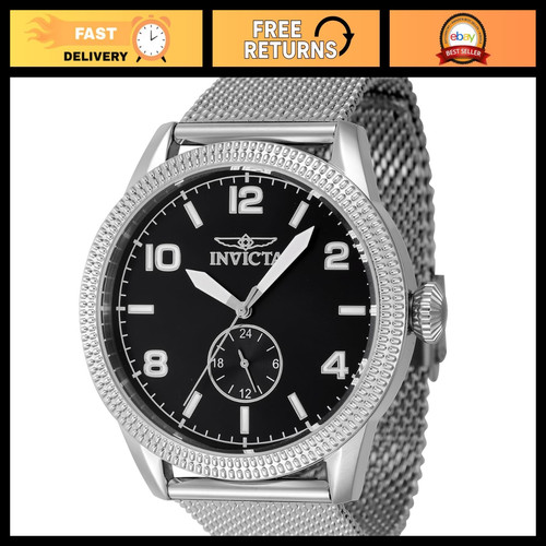 Vintage men 44mm - vintage, stainless