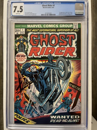 Ghost rider cgc p 9 - rider, 9/73